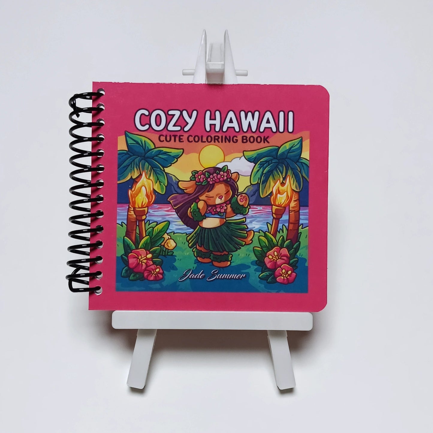 Mini libro para Pintar Cozy Hawaii