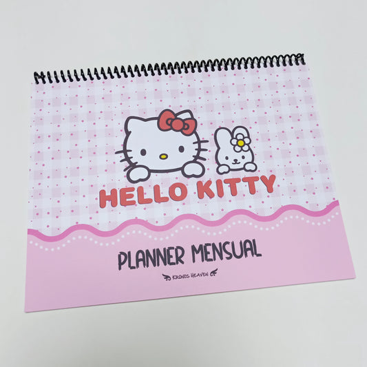 Planner Mensual Hello Kitty