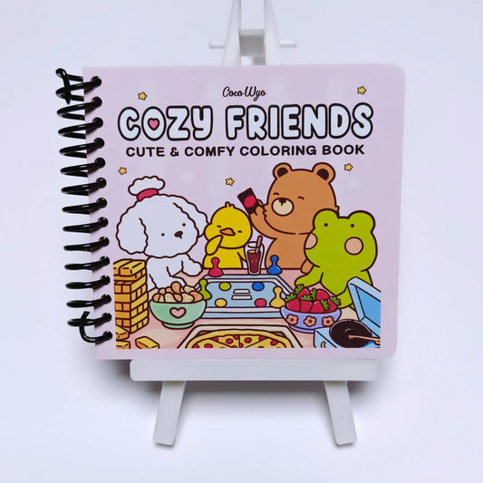 Mini libro para Pintar COZY FRIENDS