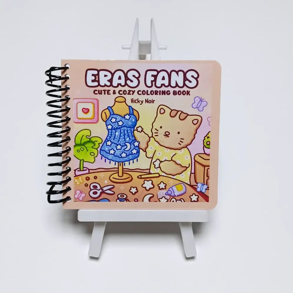 Mini libro para Pintar Eras Fans