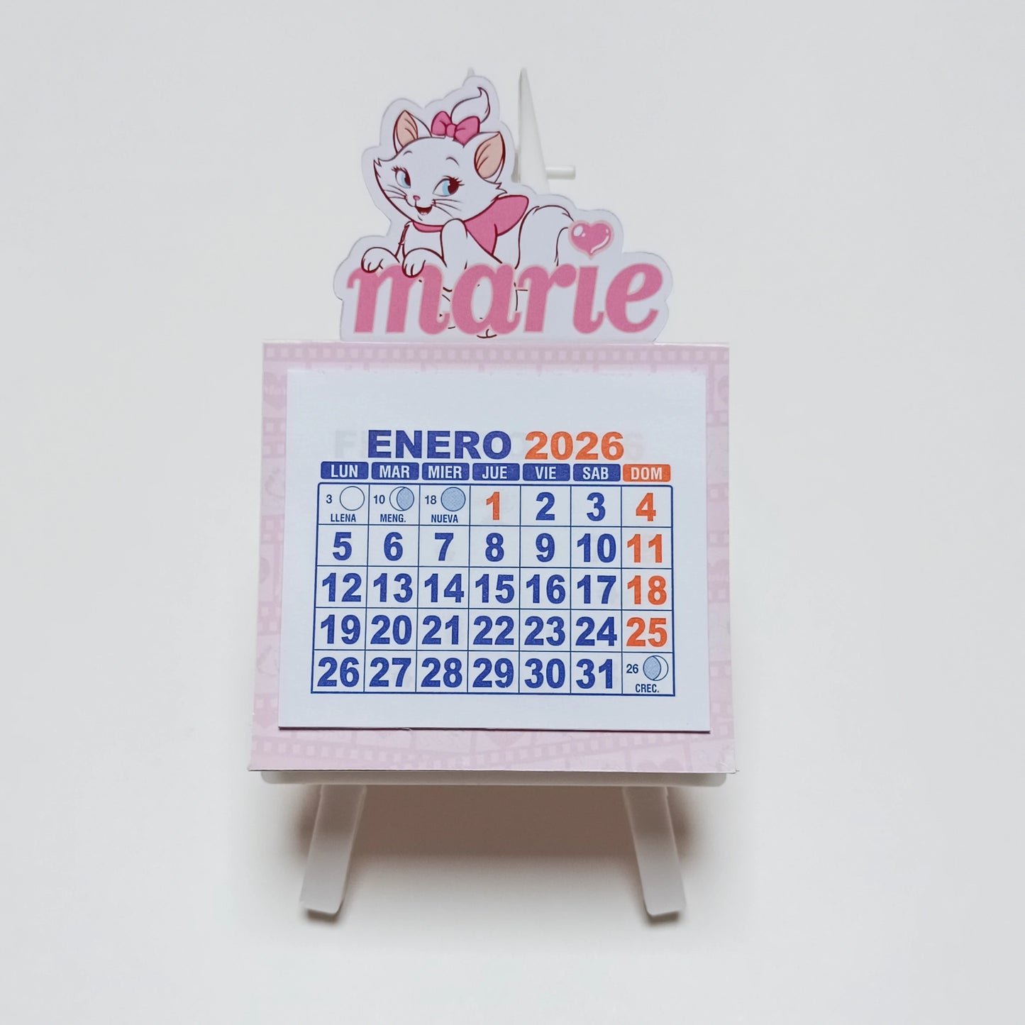 Calendario de Escritorio Marie
