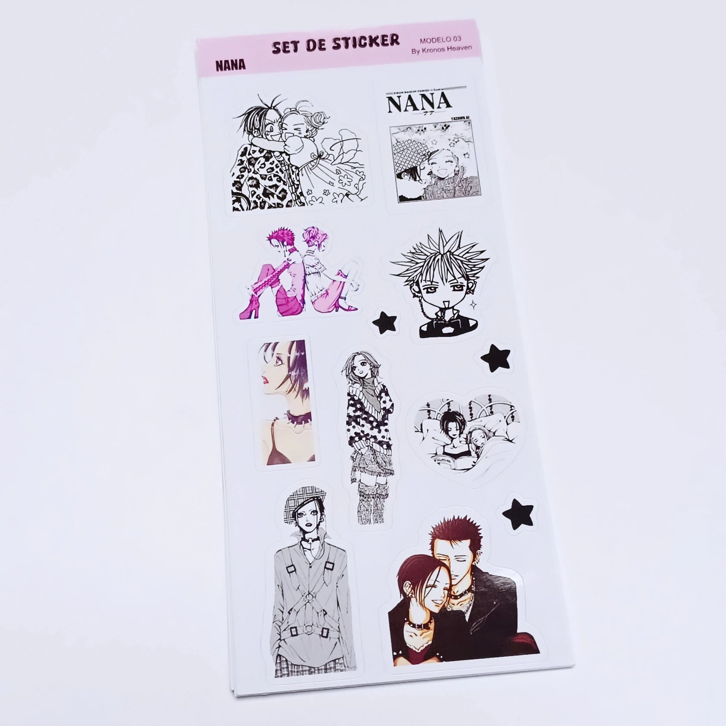 Set Sticker Alargado Nana 03