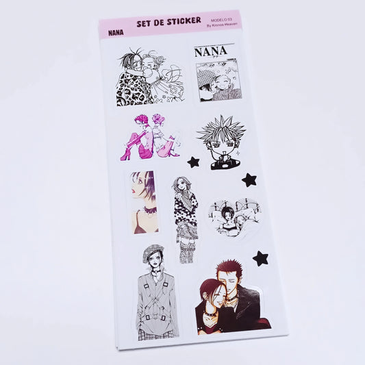 Set Sticker Alargado Nana 03