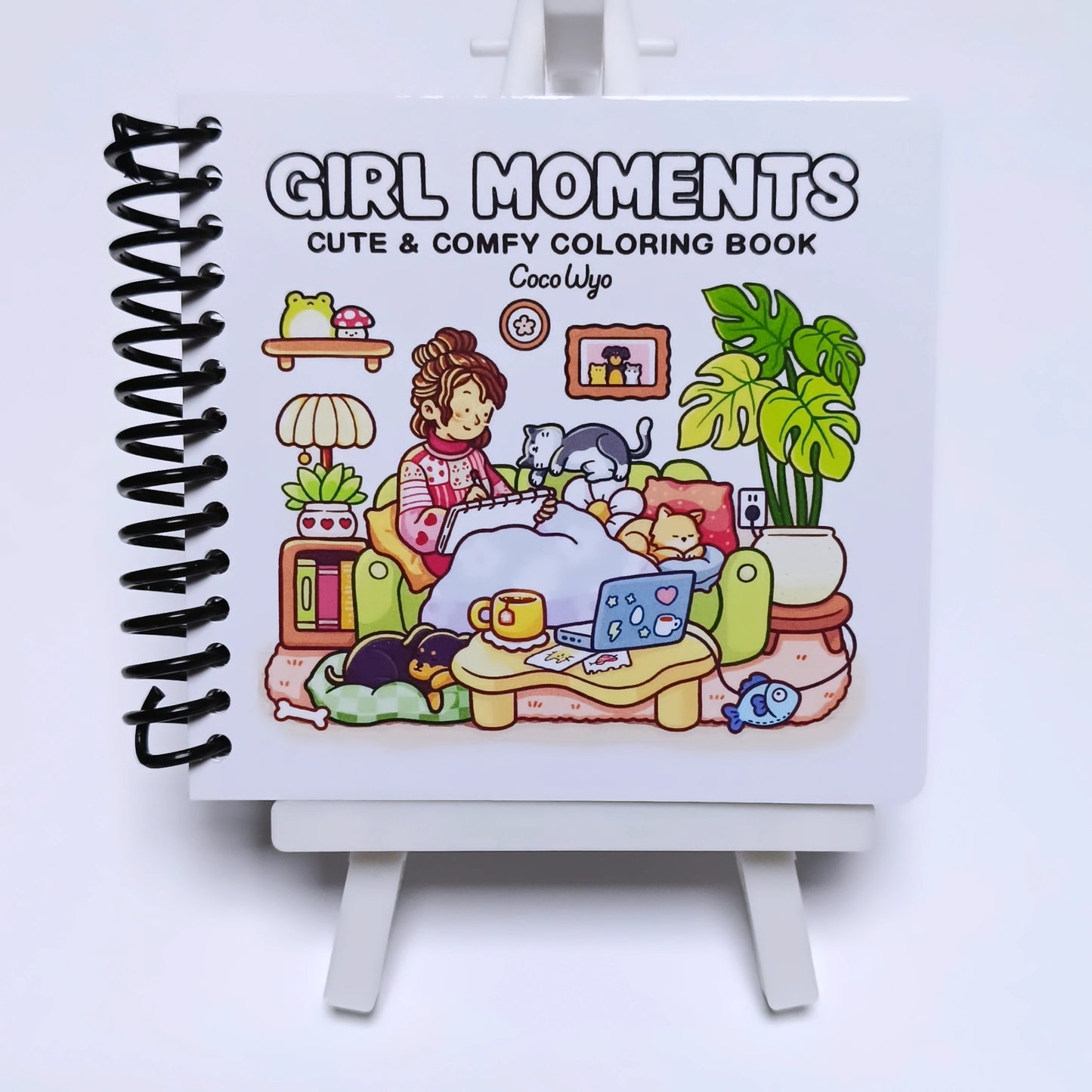 Mini libro para Pintar GIRL MOMENTS