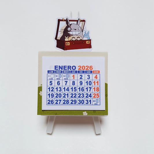 Calendario de Escritorio Totoro