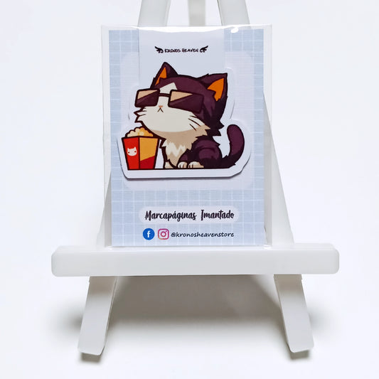 Marcapáginas Gato Cine