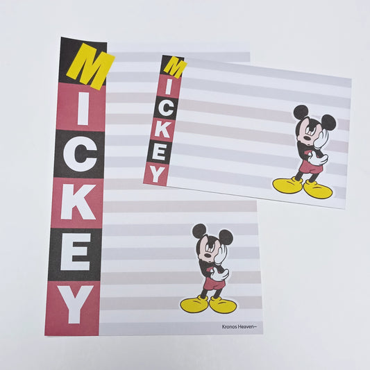 Conjunto Mickey Letras