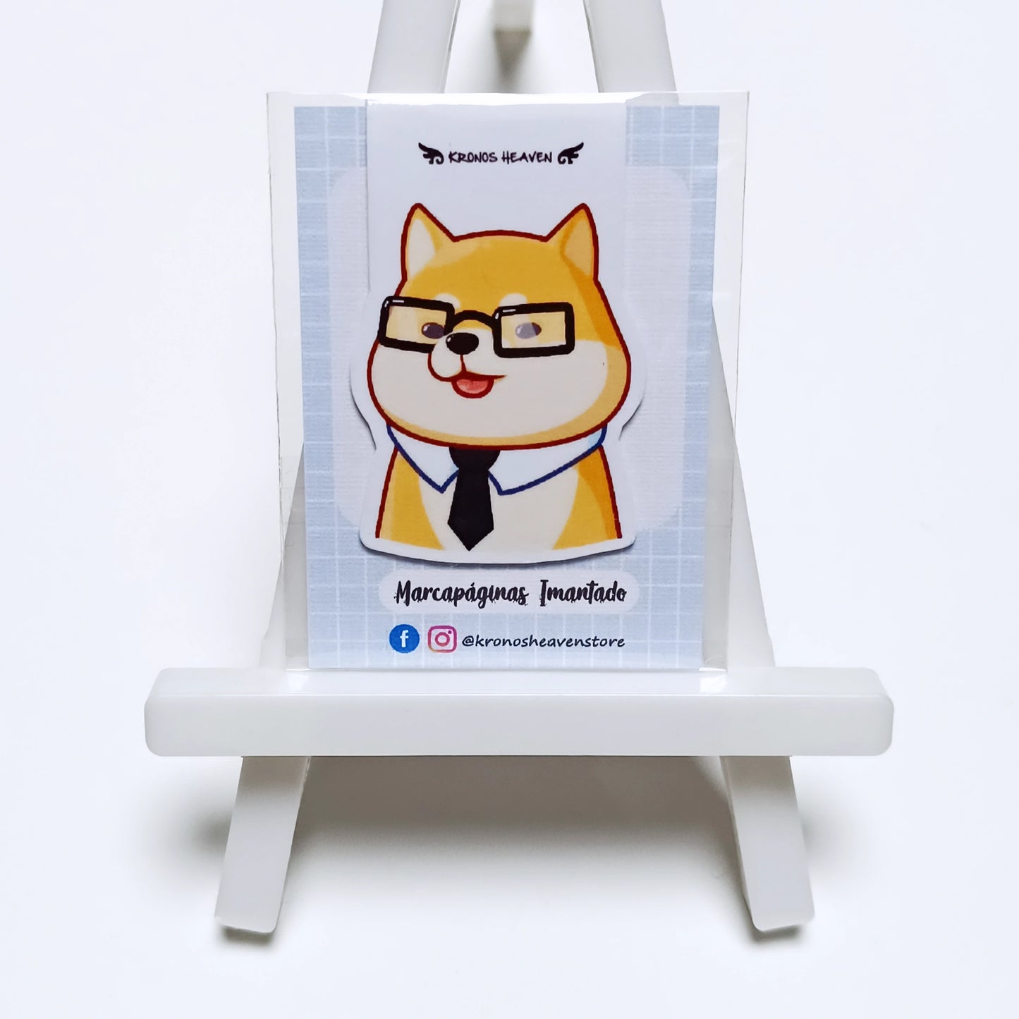 Marcapáginas Shiba Lentes