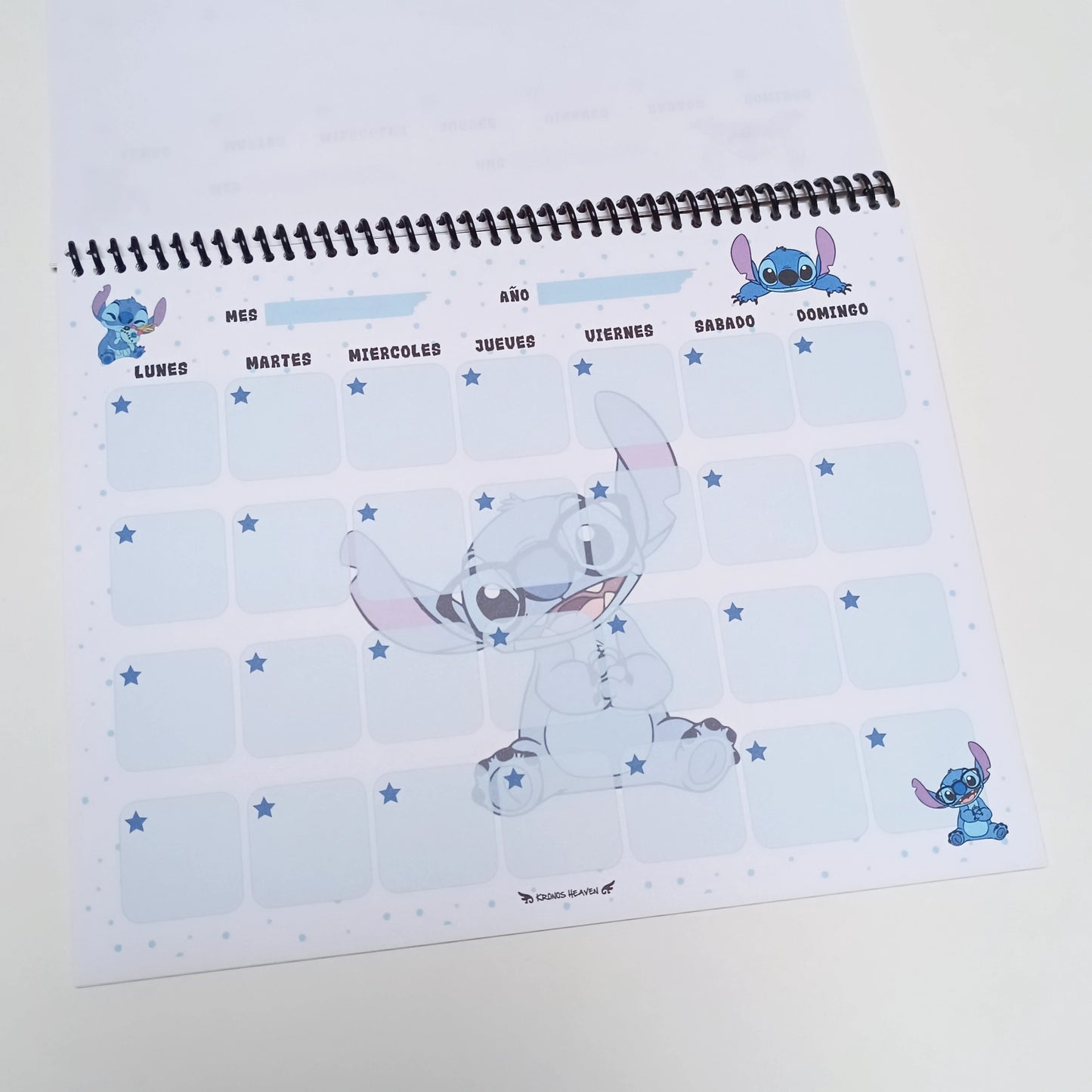 Planner Mensual Stitch