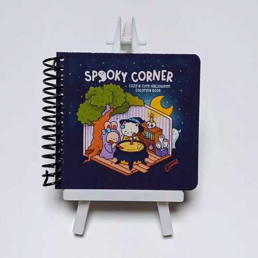 Mini Libro para Pintar Spooky Corner