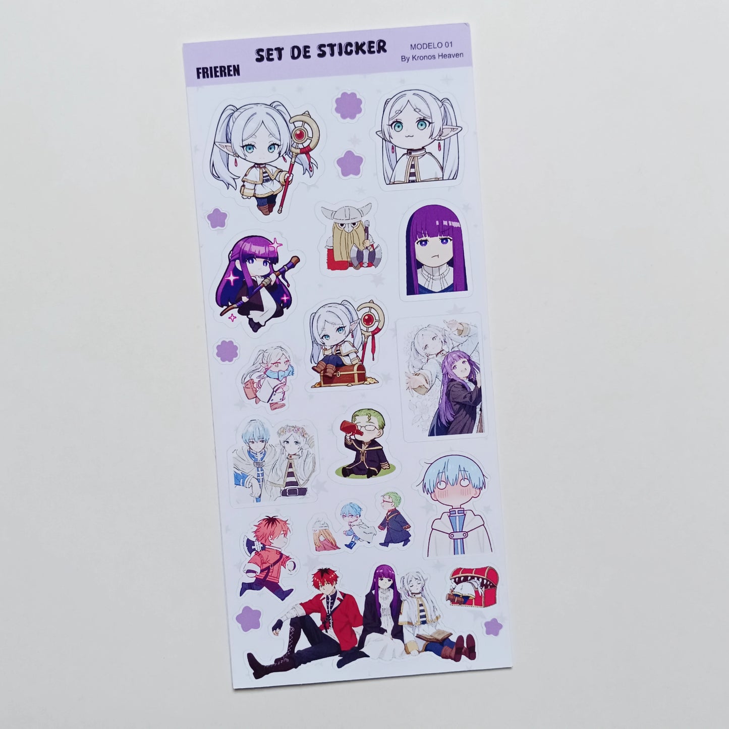 Set Sticker Alargado Frieren