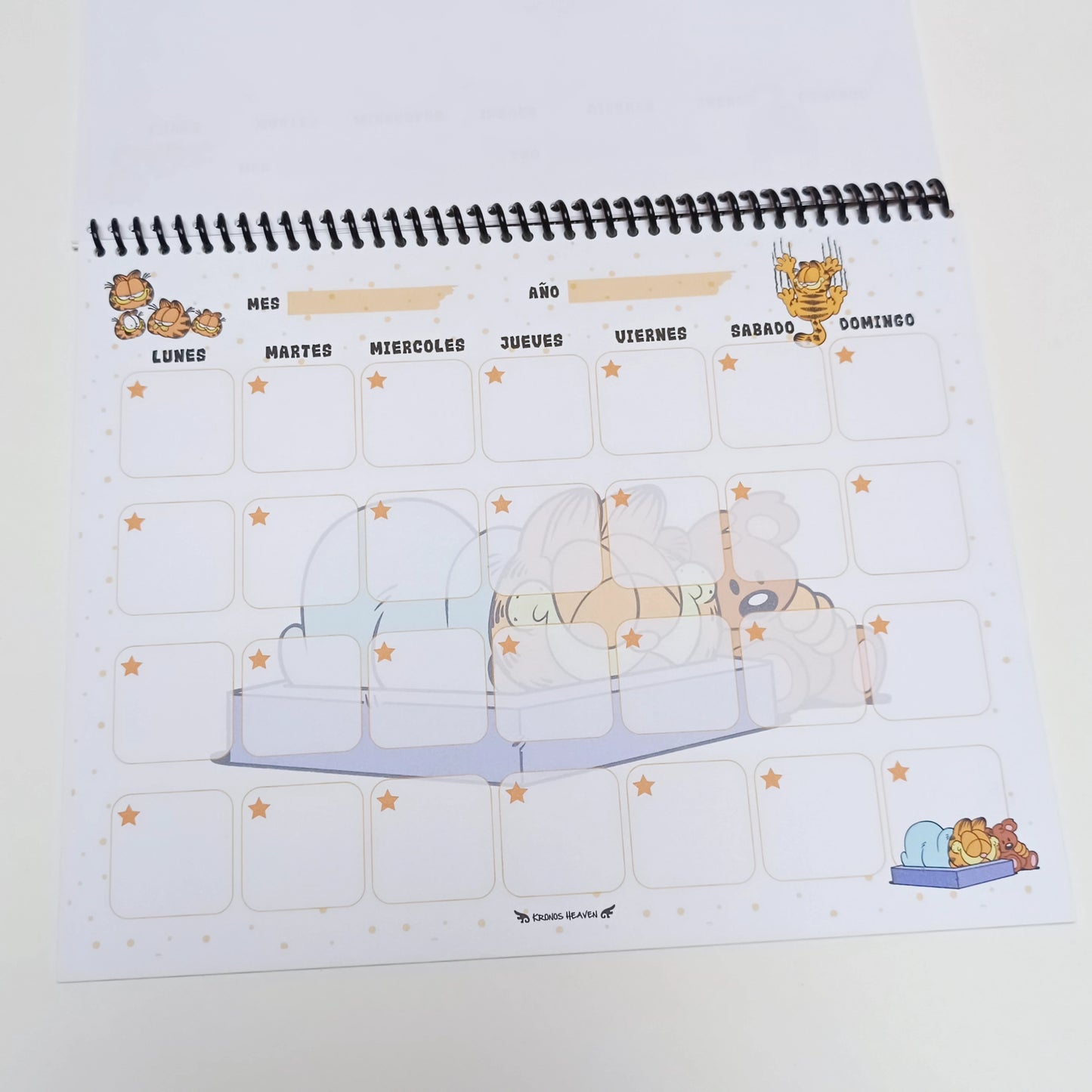 Planner Mensual Garfield