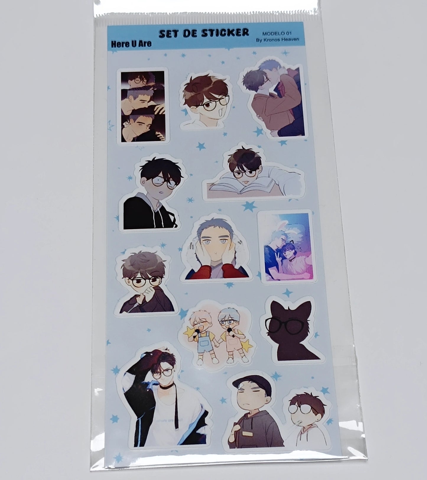 Set Stickers Here U Are 01