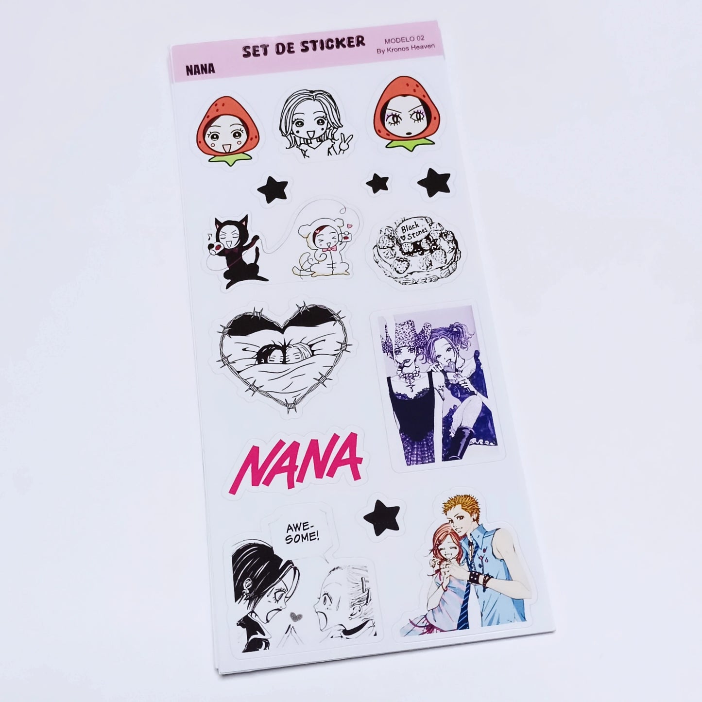 Set Sticker Alargado Nana 02