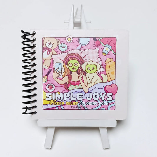 Mini Libro para Pintar Simple Joys