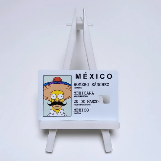 Sticker Vinilo diseño Homero México