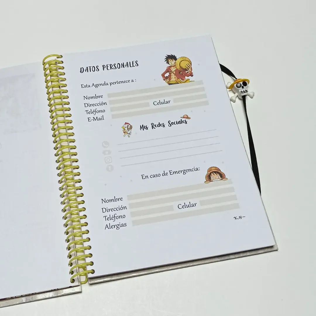 Cuaderno One Piece A5