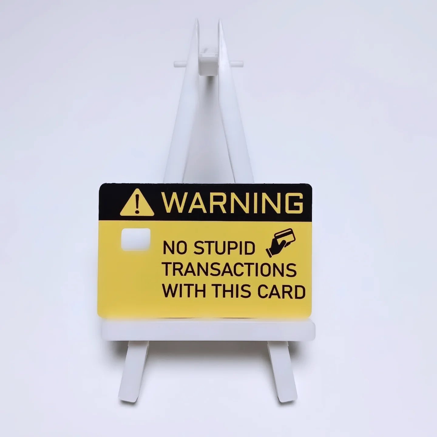 Sticker Vinilo diseño Warning