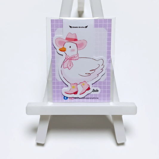 Marcapáginas Pato Botas