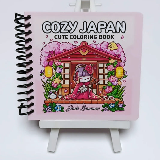 Mini Libro para Pintar COZY JAPAN