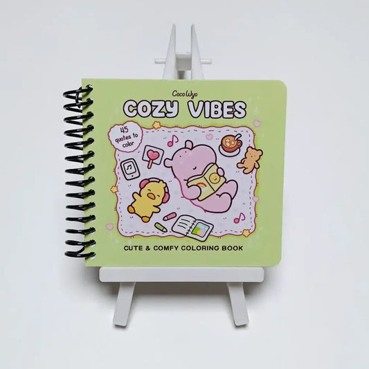 Mini libro para Pintar Cozy Vibes